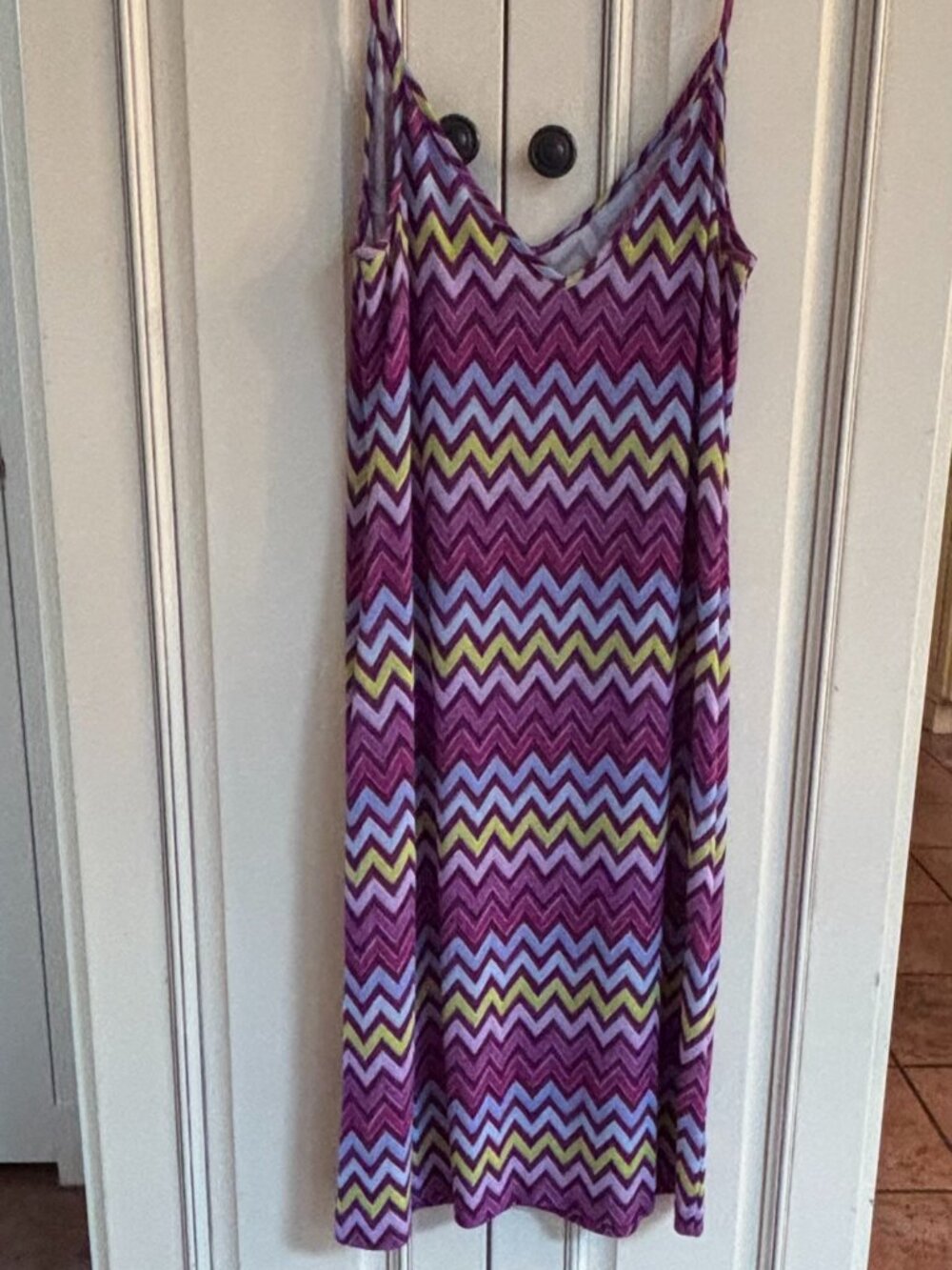 MISSONI MARE, Chevron Zig Zag Print Summer Dress Size 44 (US 8-10)